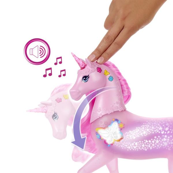 Barbie kouzelný jednorožec se světlem a zvuky (obrázek 3)