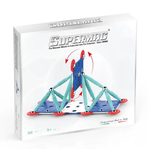 SUPERMAG magnetická stavebnice Dynamic 66ks