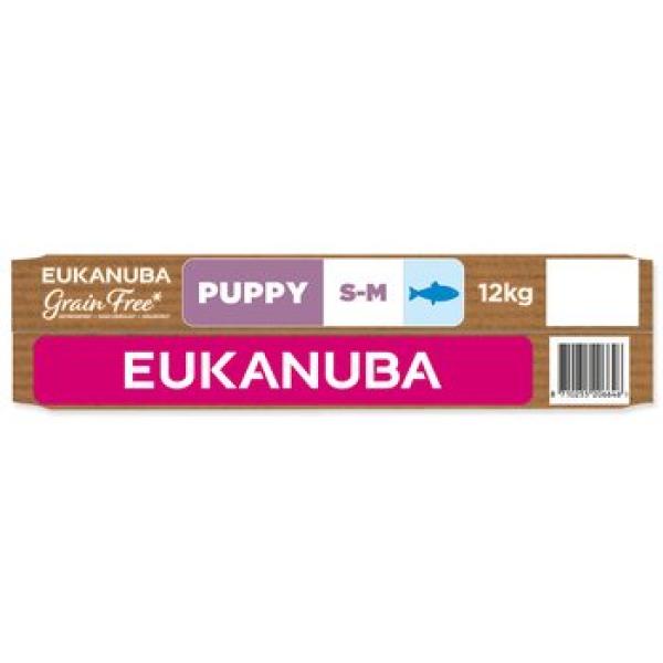 Krmivo EUKANUBA Grain Free Puppy Small & Medium rich in ocean fish 12 kg (obrázek 6)