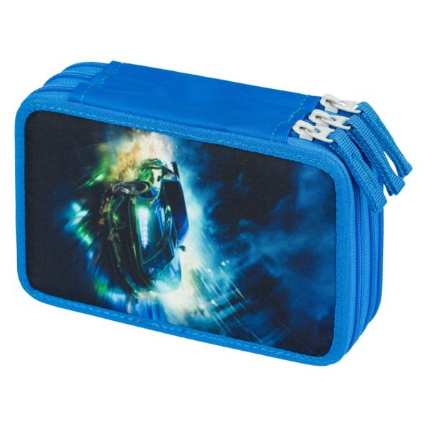 Baagl Astuccio Per Matite A 3 Scomparti Per Ragazzi E Ragazze, Astuccio Per Matite Per Cancelleria E Articoli Scolastici, Astuccio Per Matite Per La Scuola, Astuccio-image