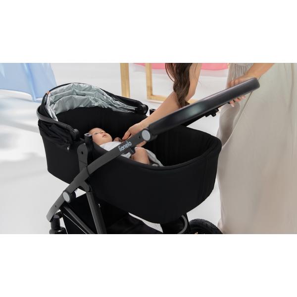 LIONELO Kombinovaný kočárek Bianka 3v1 Beige Sand