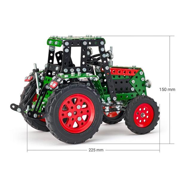 Merkur – Traktor 4×4 zelený, 567 dílků