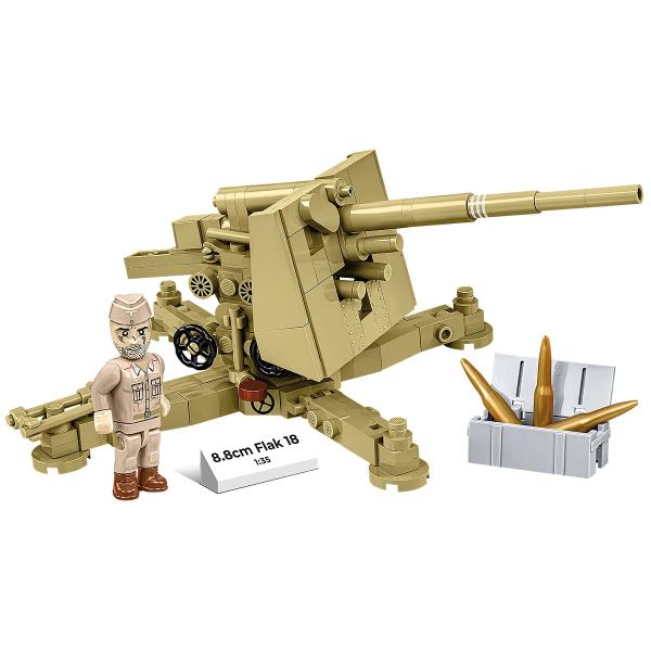 Cobi Protiletadlové dělo 8.8 cm Flak 18 (DAK), 1:35 (obrázek 8)