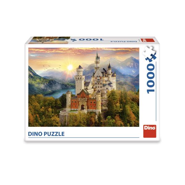 Puzzle Malovaný Neuschwanstein 1000 dílků