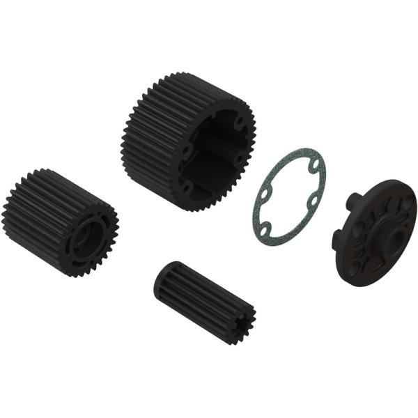 Arrma skriňa diferenciálu, ozubené kolesá 47/15T, 0.8M