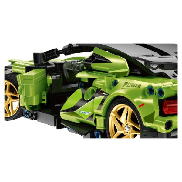 Stavebnice iM.MASTER závodní auto RC plast 2,4 GHz 429 dílků dob. pack+ baterie (obrázek 6)