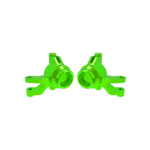 Traxxas těhlice přední hliníková zelená (pár)