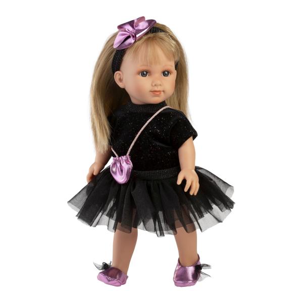 Llorens 53553 ELENA – realistická panenka s měkkým látkovým tělem – 35 cm