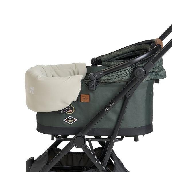 Fikago Ochranná podložka do kočárku Soft Green (obrázek 4)