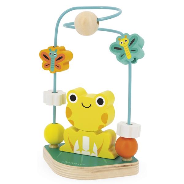 Janod Slučkovací hlavolam Žabka Tropik