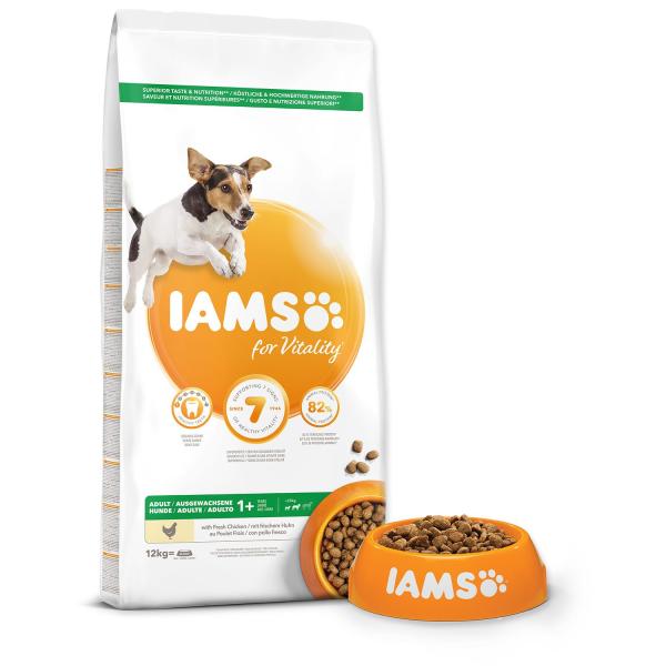 IAMS Dog Adult Small & Medium Chicken 12kg (obrázek 3)