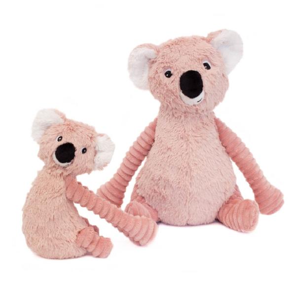 Ptipotos Plyšová koala Trankilou růžová - máma s děťátkem (obrázek 3)