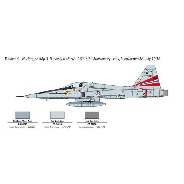 Model Kit letadlo 1441 - F-5A Freedom Fighter (1:72) (obrázek 5)