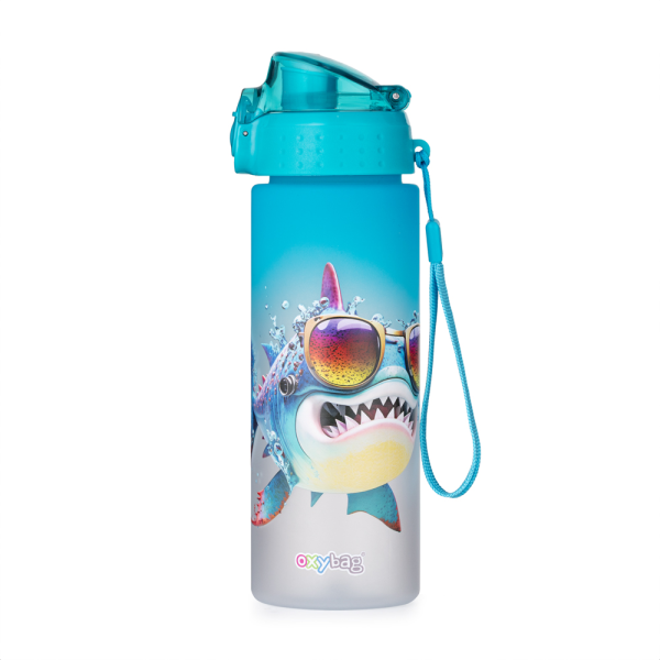 Fľaša OXY CLiCK 600 ml crazy animals žralok