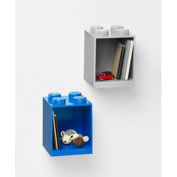 LEGO® Brick 4 závěsná police červená