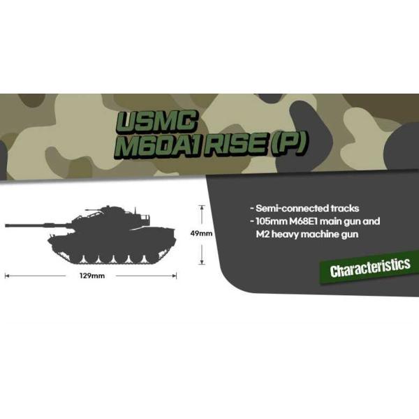 Model Kit tank 13425 – USMC M60A1 RISE (P) (1:72)