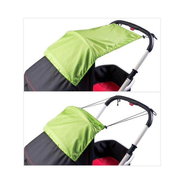 Sluneční clona na kočárek New Baby Basic black (obrázek 3)