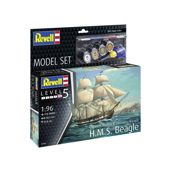 ModelSet loď 65458 - HMS Beagle (1:96)