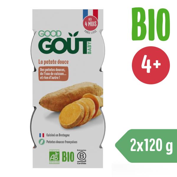 Good Gout BIO Batátové pyré (2x120 g).
