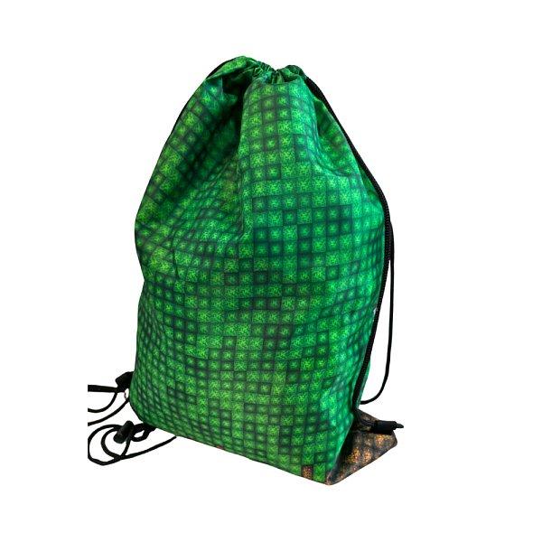 PIXIE CREW Batoh, zelený, Mine&Craft 50 pixelů