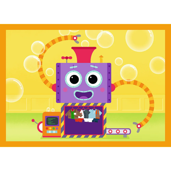 Trefl Puzzle 4v1 Milo, seznamte se s Milem a jeho přáteli