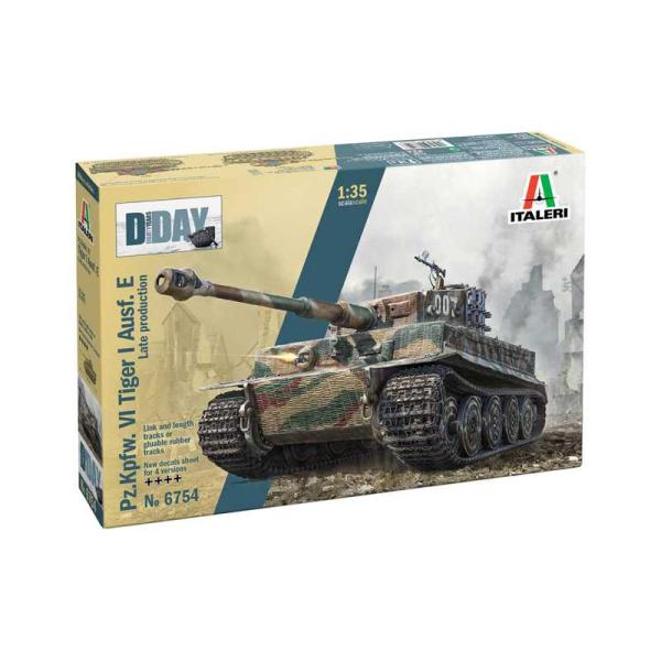 Model Kit tank 6754 - Pz.Kpfw.VI Tiger I Ausf.E late prod. (1:35)