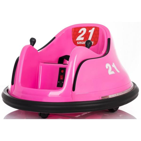 Auto elettrica per bambini RIRIDRIVE 12V rosa, adatta per uso interno ed esterno