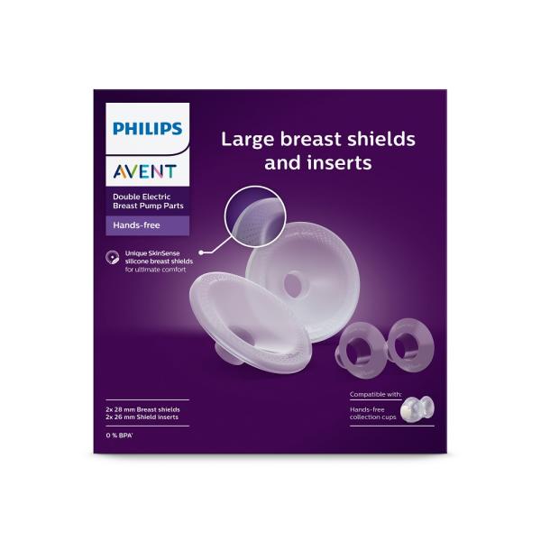 Philips Avent Hands-Free nástavce na bradavku L, vložky silikonové (obrázek 4)