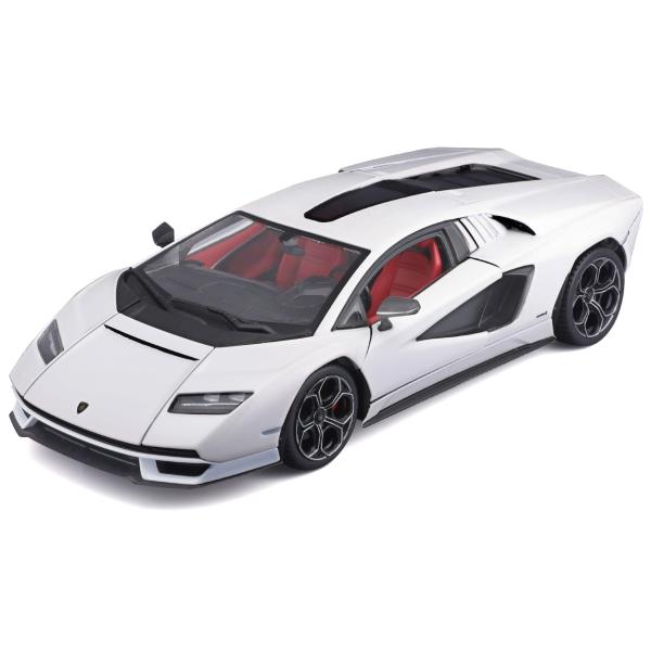 Bburago 1:24 Plus Lamborghini Countach LPI 800-4 White