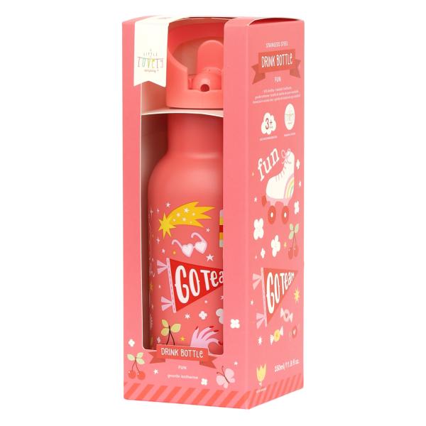 A Little Lovely Company - nerezová láhev na pití, 350 ml - zábava (obrázek 4)