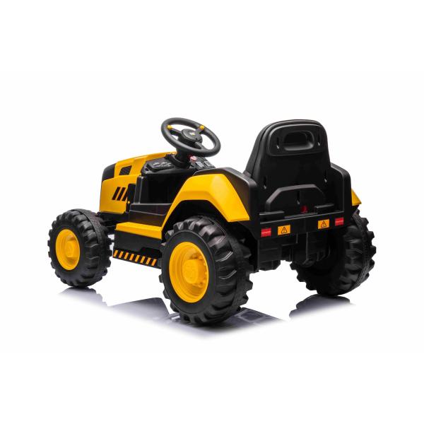 Licencovaný elektrický Bagr Caterpillar, Jednomístný, žlutý, USB vstupem na MP3 Přehrávač (obrázek 4)