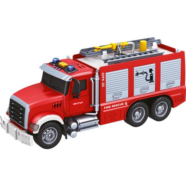 CITY SERVICE CAR - 1:14 - Veicolo dei pompieri (con suono, luci, spruzzo d'acqua)
