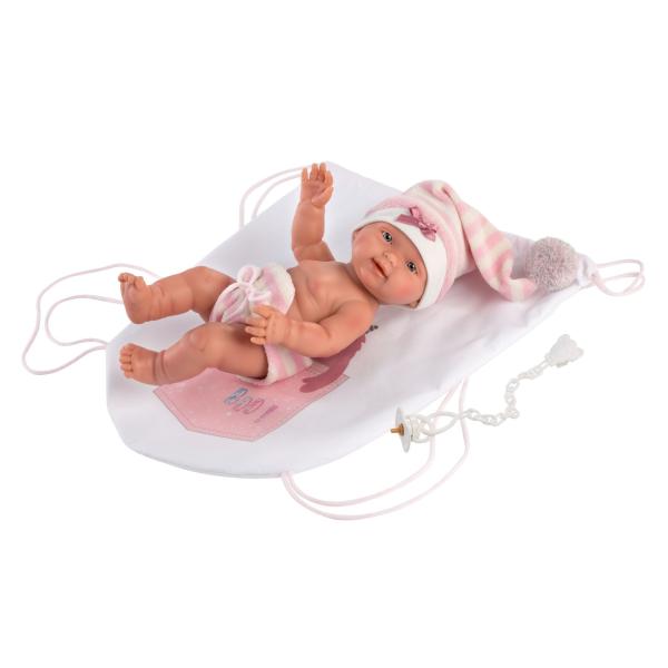 Llorens M26-314 obleček pro panenku miminko NEW BORN velikosti 26 cm s doplňky (obrázek 5)