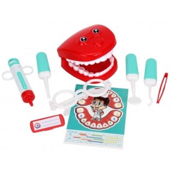 Sada doktor/lekár zubár plast 9ks