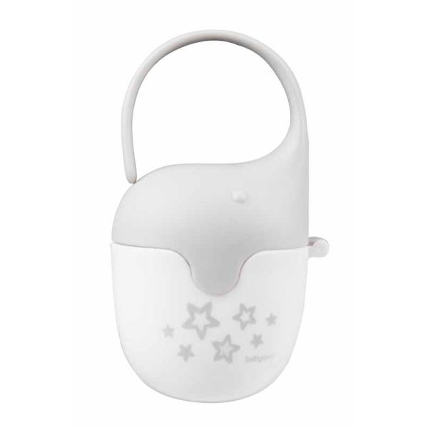 BABYONO Pouzdro na dudlík – šedá