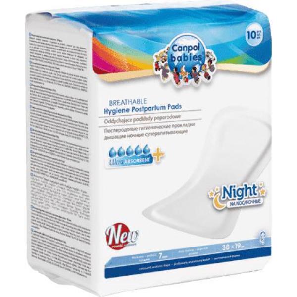 Vložky popôrodné priedušné na noc 10ks