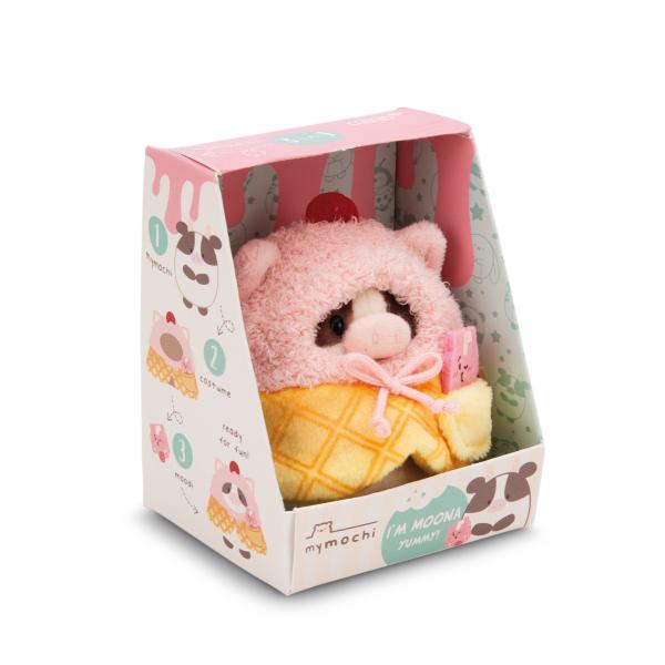NICI plyš MyMochi Kravička Moona 8 cm v kostýmu zmrzliny a milkshake, set dárkové bal. (obrázek 7)