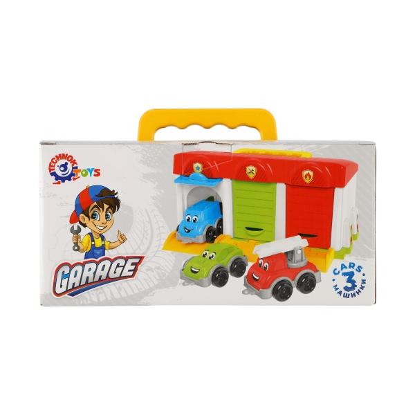 Garáž s autíčky 3ks + doplňky (obrázek 10)