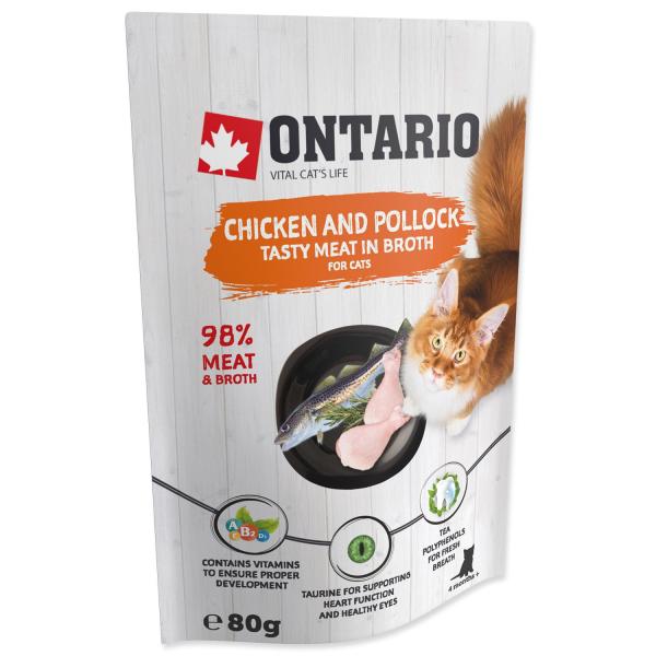 Kapsička Ontario kuře a treska ve vývaru 80g (obrázek 4)