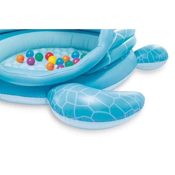 Intex 48677 Nafukovací dětský bazén se stříškou Želví zátoka, 218 x 206 x 97 cm (obrázek 5)