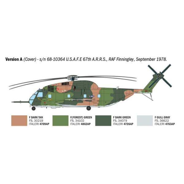 Model Kit vrtulník 91035 - HH-53C "Jolly Green Giant" (1:72) (obrázek 4)