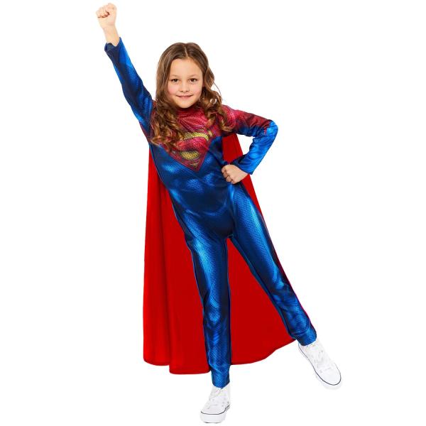 SUPERGIRL dětský kostým velikost S(122-128cm)