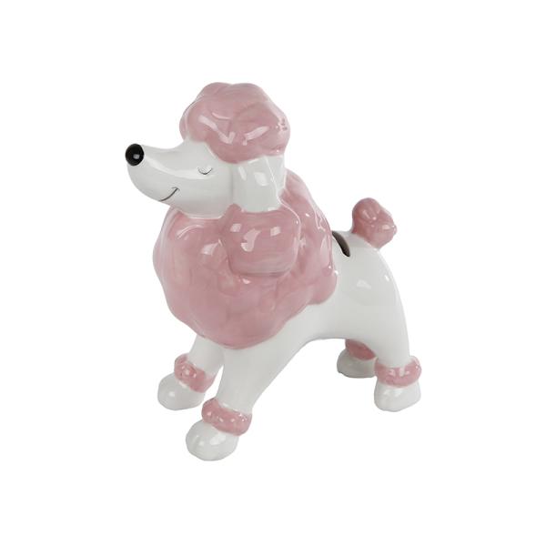 Pokladnička Pudlík porcelánový