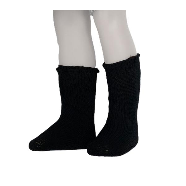 PAOLA REINA Čierne ponožky pre bábiky o velkosti 32 cm