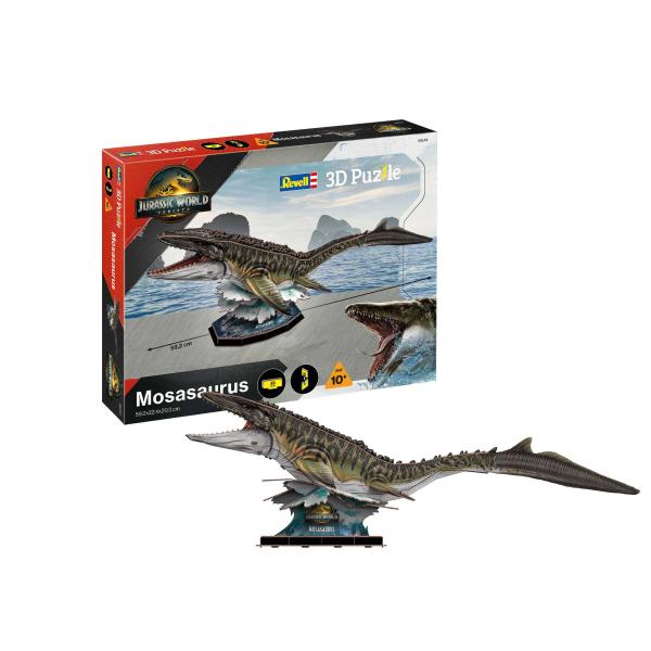 3D Puzzle REVELL 00244 – Jurský svět – Mosasaurus