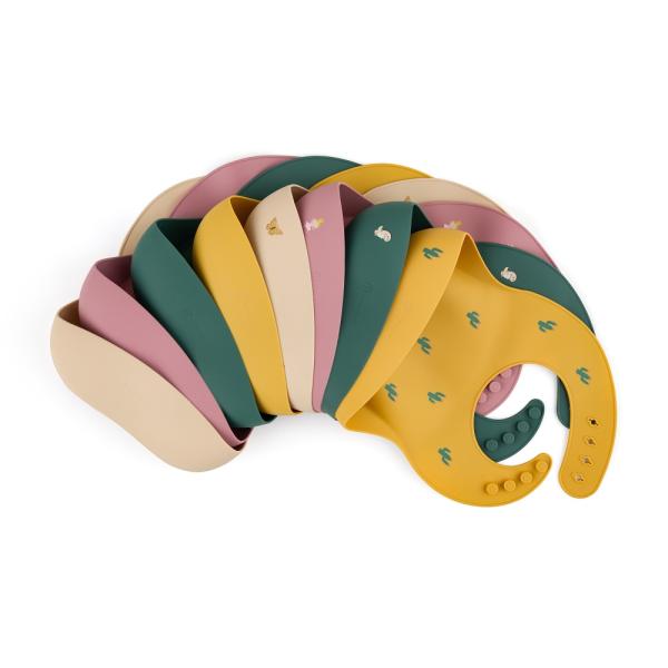 PETITE&MARS Bryndák silikonový Take&Match Misty Green 6m+ (obrázek 5)