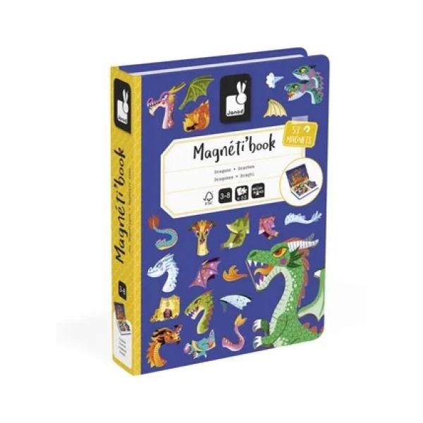 Janod Magnetibook Draci Magnetická kniha pro děti (obrázek 3)
