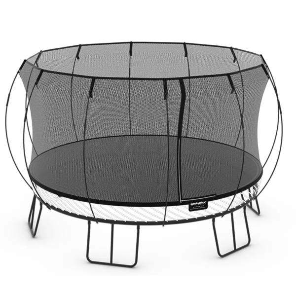 Springfree Trampoline® Jumbo Round (R132) Trampolino con rete di protezione, 400 × 400 cm