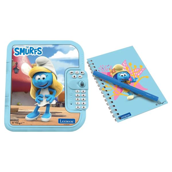 Elektronický zápisník Secret Safe – Šmoulové