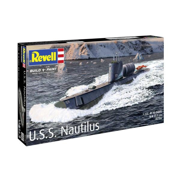 Plastic ModelKit ponorka 05184 - U.S.S. Nautilus (1:305)